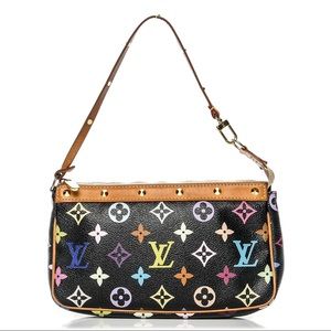 Louis Vuitton Black Multicolor Pochette